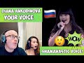DIANA ANKUDINOVA BY YOUR VOICE | REACTION! SHAMANASTIC VOICE😱🇷🇺