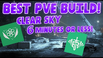 1.7.1 BEST PvE BUILD VIDEO - CLEAR SKY IN UNDER 6 MINUTES! - NPC SHREDDER!