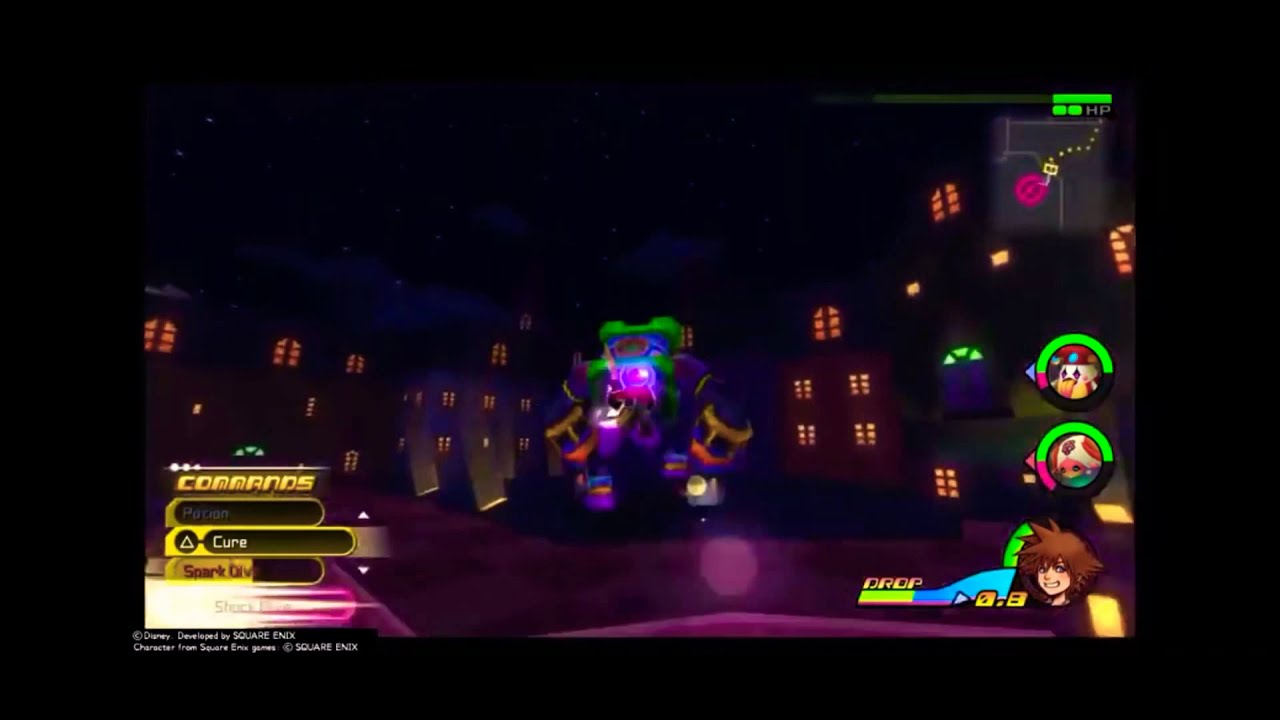 Kingdom hearts DDD Traverse town boss fight part 1(quick