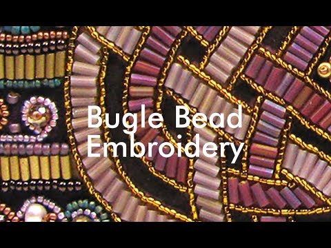 Video: How To Make Embroidery With Beads And Bugles