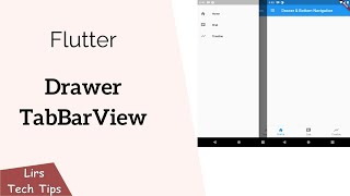 flutter: drawer and tabbarview