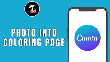 How To Turn Photo Into Coloring Page in canva