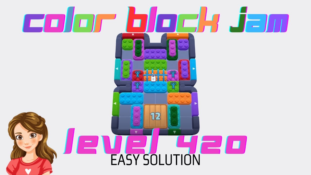 Color Block Jam Level 420 Solution Walkthrough
