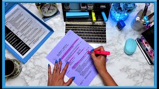 ASMR | Office Sounds /Clock Ticking /Writing/Stamping/Highlighting/Typing/Paper Sounds/No Talking
