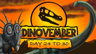 Dinovember 2023 Final week (Speed drawing and Dino facts)