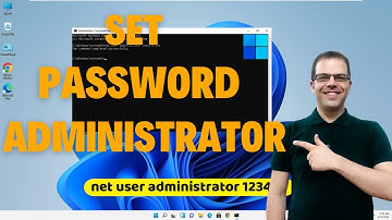 Set a Password and Unlock the Administrator Account by Command Prompt
