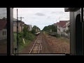 JR男鹿線　追分～出戸浜　前面展望　EV-E801系　Accumulator driven train, JR Oga L…