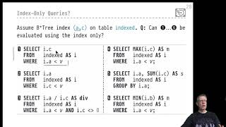 DB2 — Chapter #10 — Video #56 — Index-only query evaluation and scans, row visibility maps