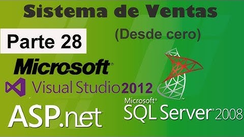 Sistema de Ventas Visual Studio - SQL Server 2008 (28-32) - Diseño de pagina Detalle Venta