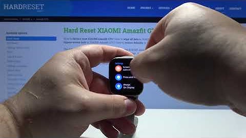 Customize Home Button in Xiaomi Amazfit GTS - Personalize Buttons