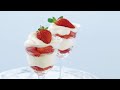 Recette  syllabub fraise  citron