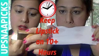 LONG LASTING LIPSTICK HACK | SIMPLE DAILY MAKEUP (QUICK)