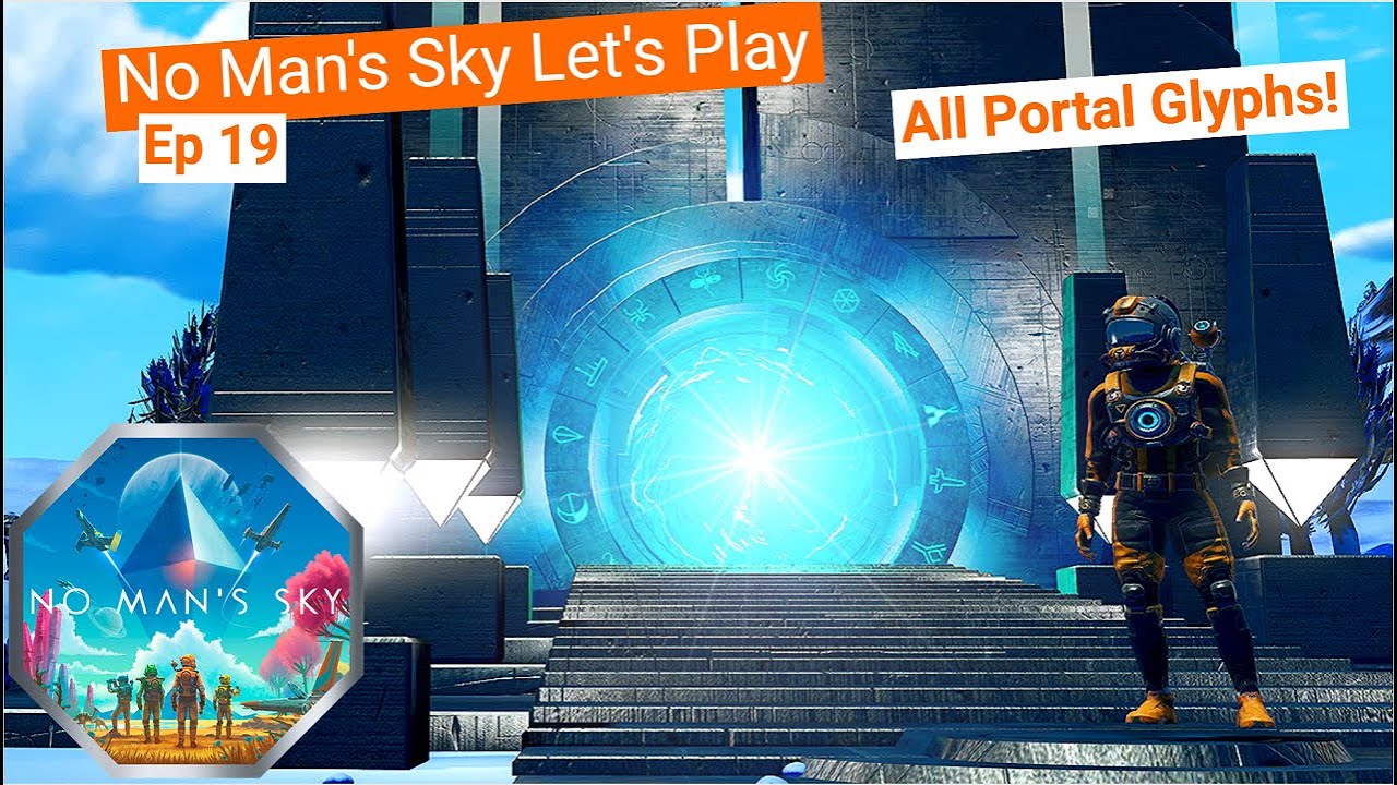 No Man's Sky Let's Play Ep 19:Getting All the Portal Glyphs on Artemis ...
