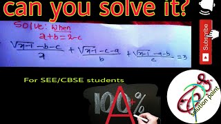 Solving miscellaneous problems of algebra.