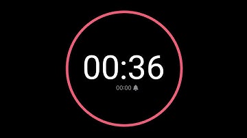 36 Second Countdown Timer / iPhone Timer Style