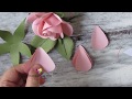 Free template how to make paper rose