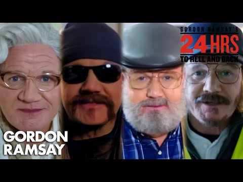 All Of Gordon's Disguises From Season 2! | 24 Hours To Hell & Back