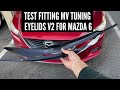 UNBOXING & TEST FITTING MV TUNING EYELIDS FOR 2014+ MAZDA 6 HEADLIGHTS! ADDING ANOTHER INTERIOR MOD!