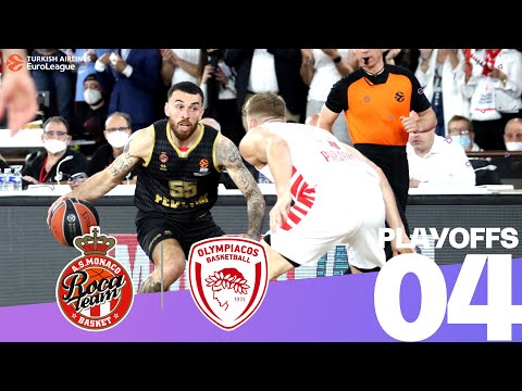 Monaco takes thriller, ties the series! | Playoffs Game 4, Highlights | Turkish Airlines EuroLeague