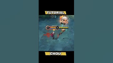 Chou Tutorial Build And Combos ~ MLBB #chou #shorts