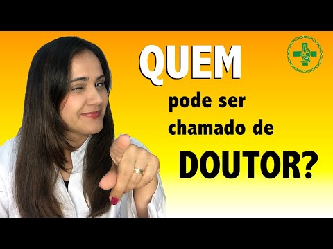 Vídeo: Uma pessoa com doutorado honorário deve ser chamada de médico?