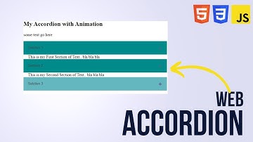 Create Web Accordion using HTML CSS Hindi Urdu| W3Schools HTML Accordion CSS tutorial