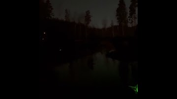 Shotgun muzzle flash in the dark
