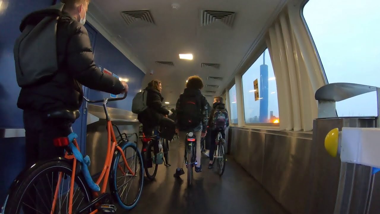 Streets of Amsterdam noord.  Ferry, Molenwijk.