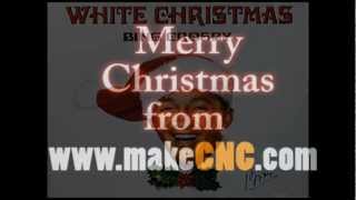 CNC Router Christmas Patterns for Scroll saw or Laser cutter Merry Christmas from makeCNC www.makecnc.com.