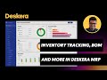 Inventory tracking bill of materials and production scheduling in deskera mrp