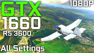 Microsoft Flight Simulator | GTX 1660 + Ryzen 5 3600 | Low vs. Medium vs. High vs. Ultra | 1080p