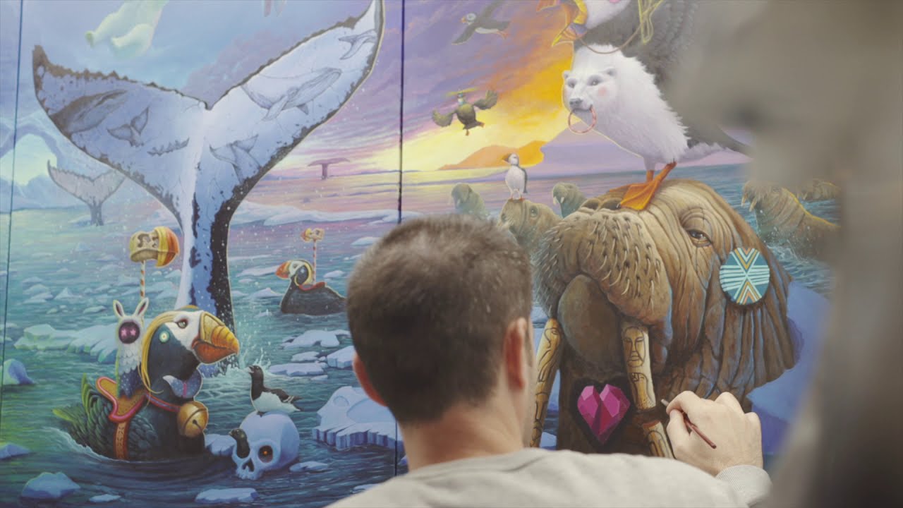 Inside the Studio of Dulk as he prepares for "Ephemeral Treasures"