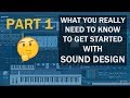 Introduction to synthesis and sound design part 1  tutorial