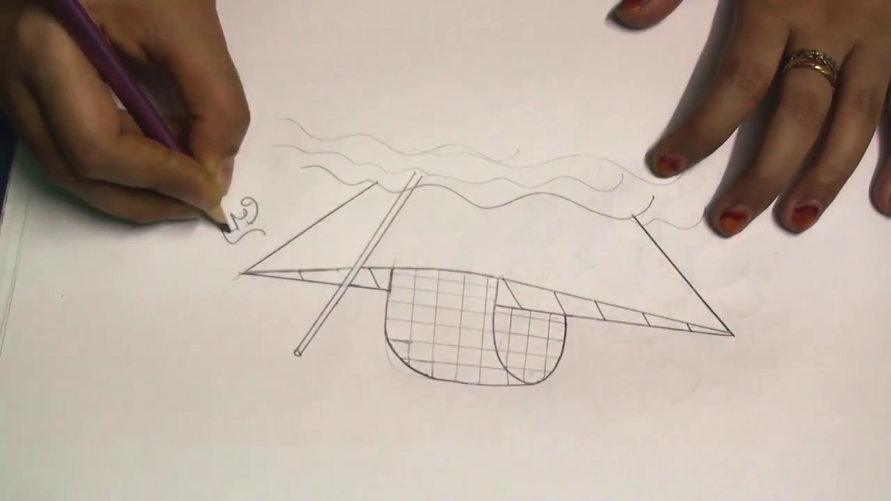 Kids Drawing:How To Draw Boat Step by Step⛵⛵⛵ - YouTube