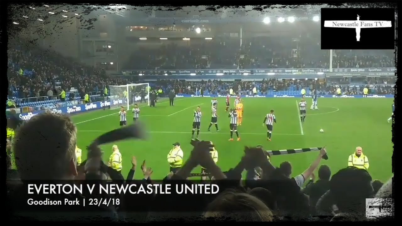 Away fans fantastic as ever Everton 1-0 Newcastle United