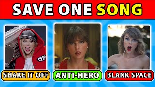 Save One Song - Taylors Most Popular Songs Ever Music Quiz