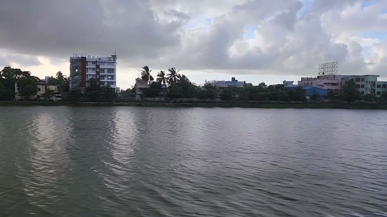 kakinada boats club on rainy day