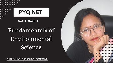 SET 1|| UGC NET Environmental Science | Previous Year  Questions Solved | Unit I