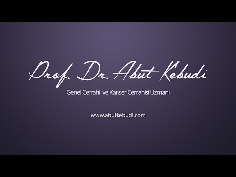 Yaşlılarda Meme Kanseri - Prof. Dr. Abut Kebudi