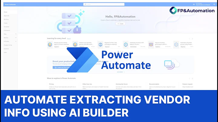 Extract Vendor Invoices to Excel Using AI Builder & Power Automate: Step-by-Step Guide