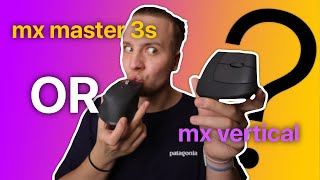 What’s the best mouse for long desk work hours? // Logitech mx vertical vs mx master 3