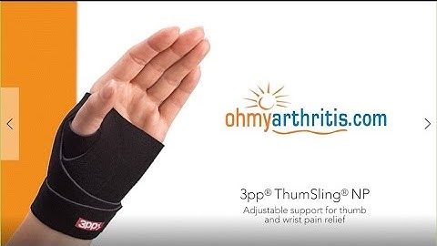 How to Wear the 3pp® ThumSling® NP for CMC Arthritis, Hypermobility, Tendinitis - Oh My Arthritis