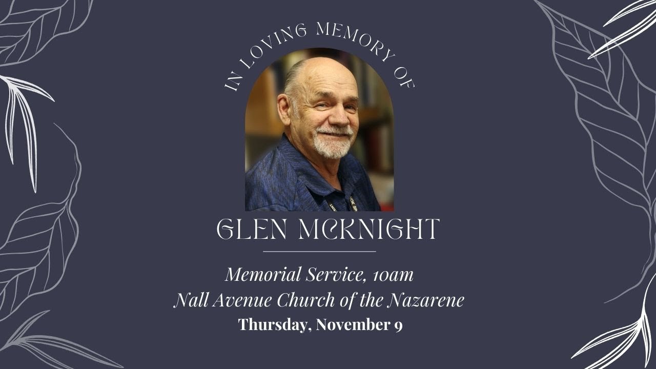 Memorial Service for Glen McKnight - YouTube