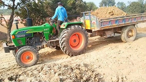 Eicher 557 | Sonalika 60 Rx | Sonalika 55 | Tractorvideo | Digital Unloading Facilities of Tractor