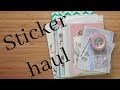 Etsy Planner Sticker Haul