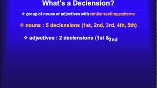Latin: What is a Declension? (The Basics)