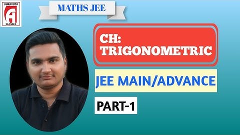 Std 11|| Chap : Trignometric Part 1|| Maths JEE Main/Advance Gujarati Medium by Bandish Sir