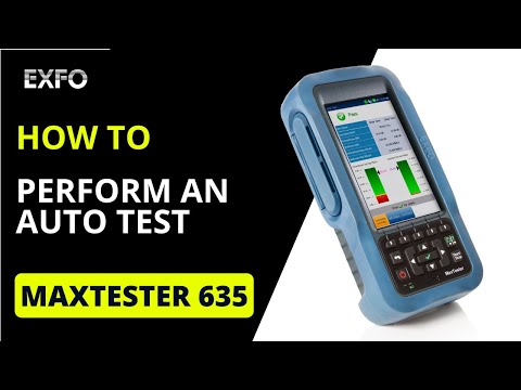 Maxtester 635: Performing an Auto Test | How-To