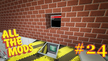 Minecraft : All The Mods 1.10.2 : #24 - Going Up!  (Simple RFTools Elevator)