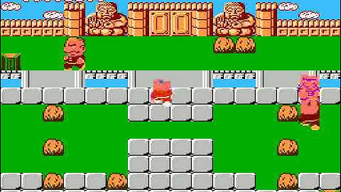 Kung Fu Heroes - NES Emulator For PSX (pNesX) - Gameplay